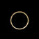 Art Deco 14K Gold Beveled / Starburst Simple Band Size 7