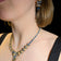 1950's Christian Dior by Mitchel Maer Demi-Parure Faux Sapphire / Pearl Necklace and Earrings Set
