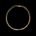 10K Yellow Gold Engraved Signed Style Ring Size 6 1/2