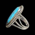 Sterling Silver Navajo Turquoise Ring