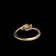 14K Yellow Gold Triple Opal Ring Size 5 3/4