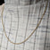 14K Yellow Gold Italian Singapore Twist Chain Necklace 20"