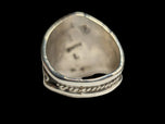 Sterling Silver Native American Navajo Tiger's Eye Ring Size 11 1/4