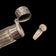Antique Gorham Sterling Silver & Glass Double Chamber Perfume Bottle