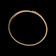 Brushed 10K Yellow Gold Diamond Cut / Satin Bangle Bracelet with Geometric Design 1/4"