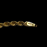 18K Yellow Gold Rope Chain 15.5"