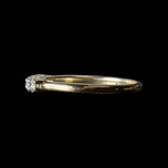 14K Yellow Gold & 5 Diamond Classic Band Size 6.5