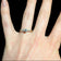14K Yellow Gold Five Diamond Engagement Ring 0.30CT Size 5 3/4
