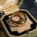 9K Rose Gold Band Ring Chester England Hallmarked Size 9.5