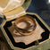 9K Rose Gold Band Ring Chester England Hallmarked Size 9.5