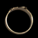 Vintage 9K Yellow Gold Intricate Filigree Style Belt Ring Size 7