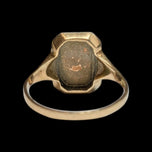 Order of Odd Fellows 10K Yellow Gold Daughters of Rebekah Crescent Ring Size 5.5