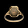 Order of Odd Fellows 10K Yellow Gold Daughters of Rebekah Crescent Ring Size 5.5