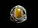 Sterling Silver Native American Navajo Tiger's Eye Ring Size 11 1/4