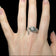 Mexico Sterling Silver Stamped Snake Ring Size 9 1/4