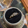 14K Vintage White and Yellow Gold Three Stoned Diamond Estate Ring 6 3/4