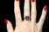 10K Yellow Gold Emerald Cut Synthetic Colour Change Sapphire Size 6