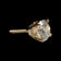 14K Yellow Gold Diamond Solitaire Stud Earrings 1.54 CT Total Weight Screw Backs