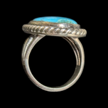 Sterling Silver Navajo Turquoise Ring