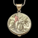 Equestrian Horse / Fox Hunt Themed Johnson Bros Ironstone Pottery Necklace