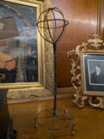 Black Metal Wire Hat Stand