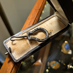 Antique 1905 Sterling Silver Folding Horseshoe Button Hook Chatelaine Accessory