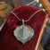 Sterling Silver James Avery Retired Fall Aspen Leaf Necklace