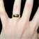 European Antique 18K Yellow Gold Band 1/4" Width Size 5 3/4