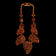 Vintage 1962 Bijoux Christian Dior Red Bib Necklace Red Rhinestone Couture: Original Box
