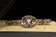 Antique Sterling Silver Gold Gilt Purple Paste Stone & White Sapphires Filigree Bar Brooch Trombone Clasp