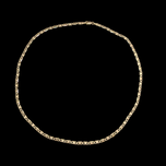 10K Yellow Gold Valentino Chain Italy Paperclip
