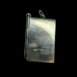 Antique Sterling Silver Notebook & Pencil Aide de Memoir with Bail Loop Birmingham England