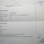 14K Yellow Gold Diamond Channel Set Band Ring Size 9 3/4