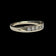 14K White Gold Channel Set Diamond Band Size 7 1/4
