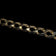 10K Solid Yellow Gold Curb Link Bracelet 11mm