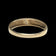 10K Yellow Gold Stacked Triple Diamond Band Size 5 1/2