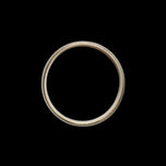 10K Yellow Gold Beaded Edge Simple Band Size 10