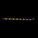 1/20 12K Gold Filled & Citrine Coloured Glass Link Bracelet