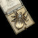 Vintage 1940's Trifari "Jelly Belly" ALFRED PHILIPPE Vermeil Sterling Silver Lucite Spider Clip / Pin / Brooch