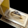 Vintage Birks 14K Yellow Gold & White Gold Diamond Ring Size 5 3/4