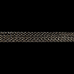 Victorian Silver Plate Albertina Sliding Watch Fob Chain