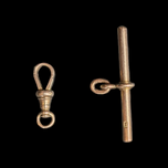 Antique 9K Gold T-Bar for Watch Chain