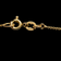 10K Yellow Gold Box Chain Necklace 18"