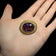 Victorian 14K Gold Natural Amethyst & Seed Pearl Brooch / Pendant