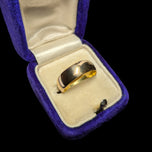 22K Yellow Gold Band Birmingham England 1906 Samuel Hope Size 7 1/4