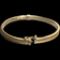10K Yellow Gold Hinged Bangle Bracelet with Safety Clasp 3mm Wide