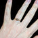 Victorian 10K Yellow Gold Belcher-Set Diamond Solitaire Ring Size 5