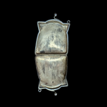 Antique William H Haseler Sterling Coin Purse / Hand Clutch with Loops & Ball Clasp 1919
