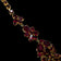 Vintage 1962 Bijoux Christian Dior Red Bib Necklace Red Rhinestone Couture: Original Box