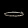10K White Gold Twist Hinge Cuff Bangle Bracelet Italy
